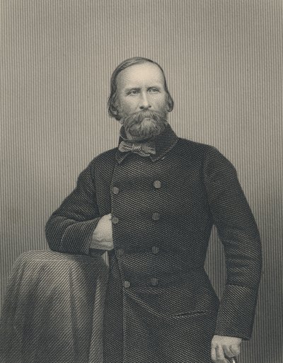 Giuseppe Garibaldi, graviert von D.J Pound von Italian Photographer